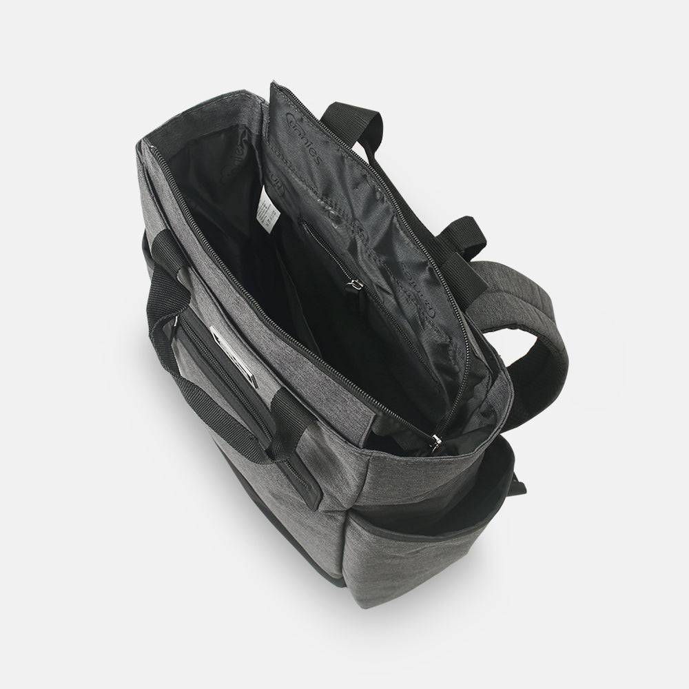 Tinnies Baby Diaper Bag Pack Minimal Textured Gray (T5006-A)