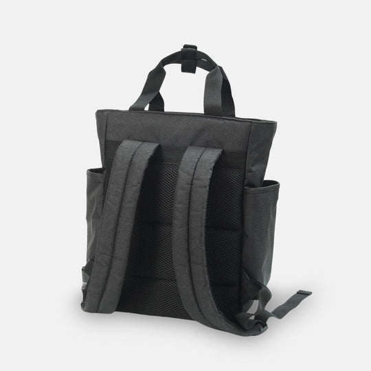 Baby Diaper Backpack Minimal Textured Black