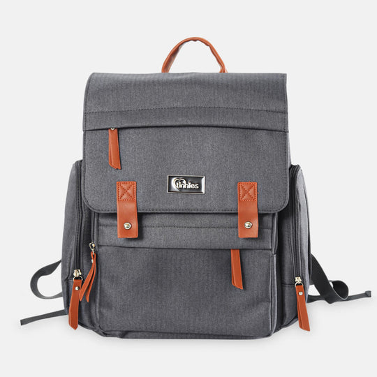TINNIES BABY DIAPER BACKPACK - GREY