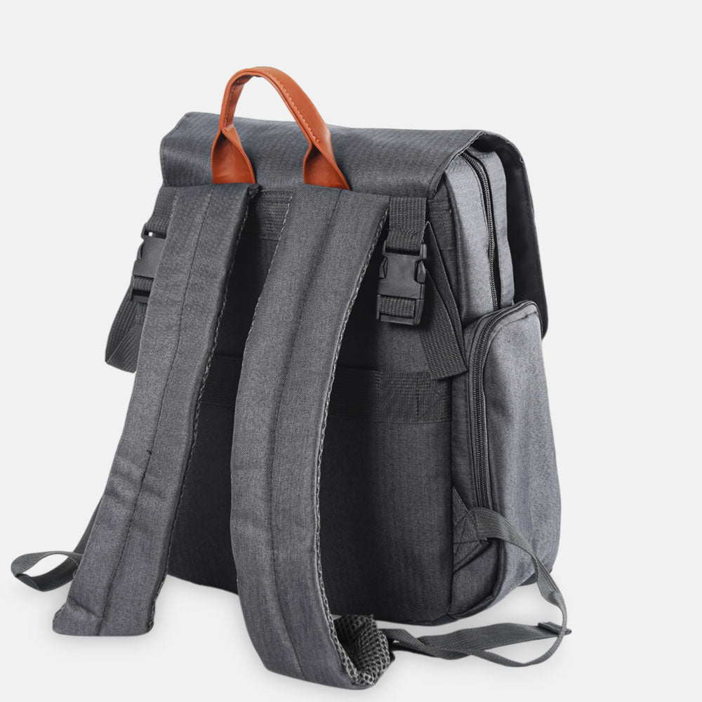 TINNIES BABY DIAPER BACKPACK - GREY