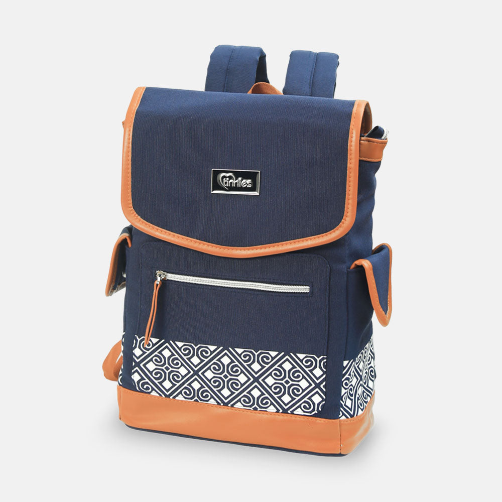 TINNIES DIAPER BACKPACK – NAVY BLUE