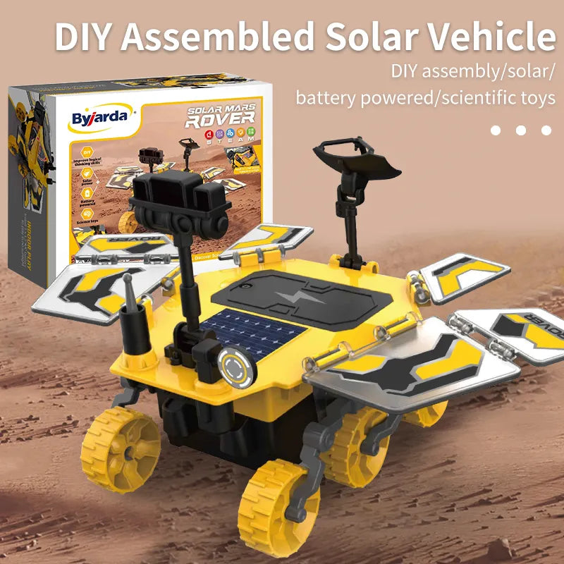 Solar Rover Toy Solar Mars Rover Assembled Toy For Kids
