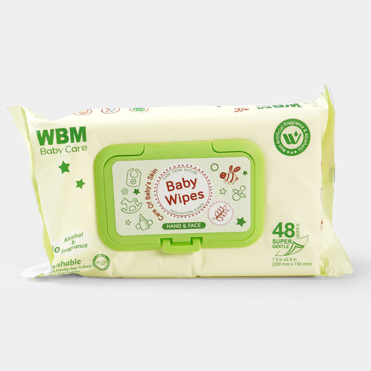WBM Flushable Baby Wipes | 48PCs