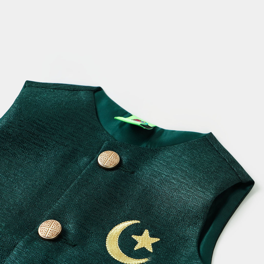Infant Boys 3 Piece Chand Sitara Azadi - White