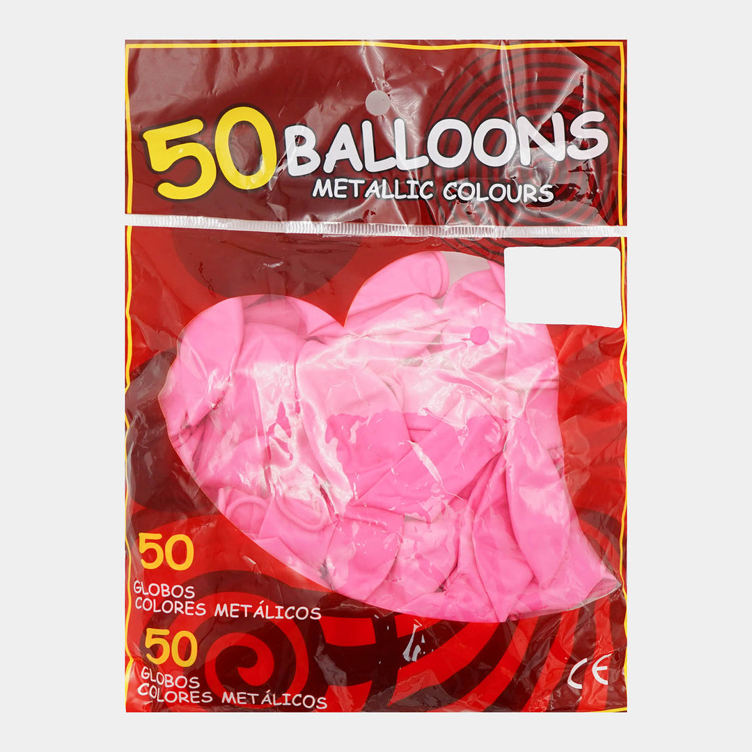 Balloon Metallic Colour 50's-Pink