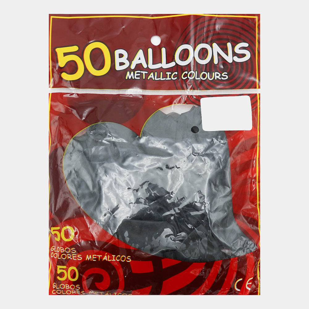 Balloon Metallic Colour 50's-BLACK