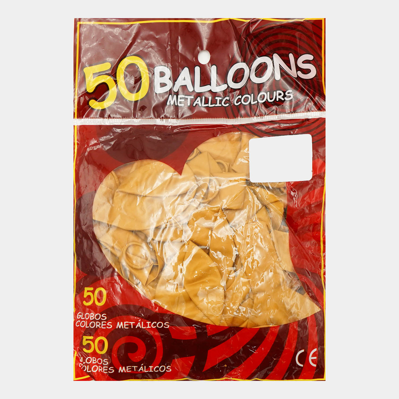 Balloon Metallic Colour 50's-Golden