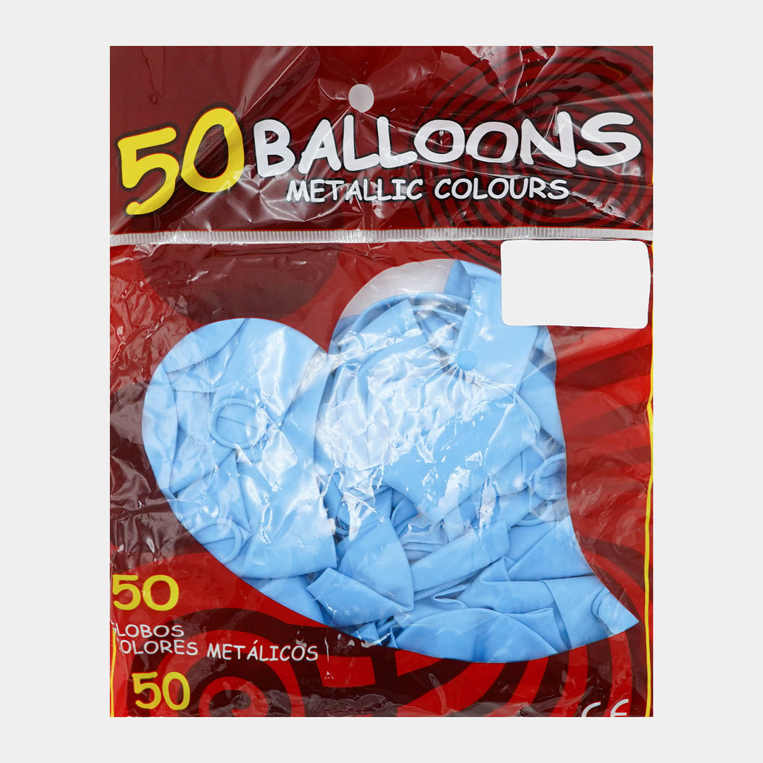 Balloon Metallic Colour 50's-Blue