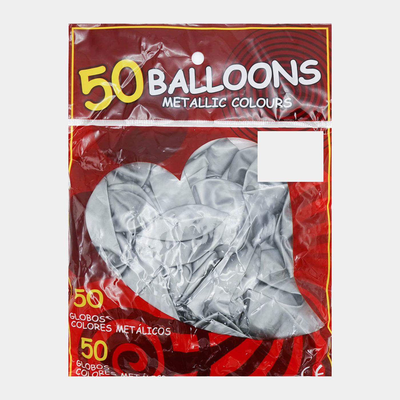 Balloon Metallic Colour 50's-GRAY