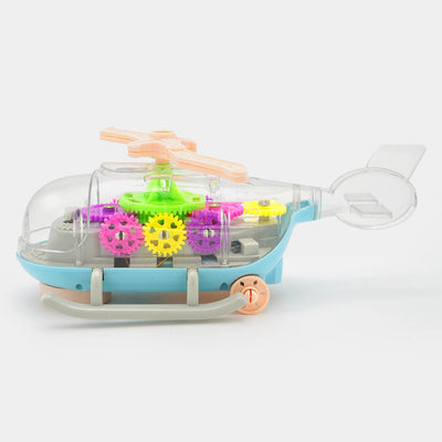 Universal Electric Gear Helicopter With Light & Music For Kids