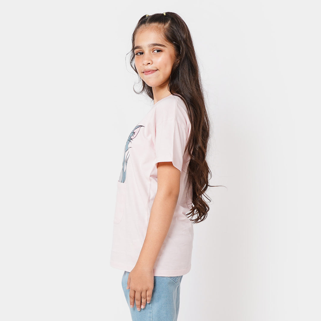 Girls T-Shirt H/S Character   - Blushing