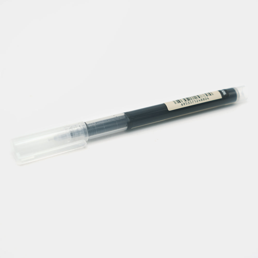 0.5mm full needle straight liquid pen -Black ink