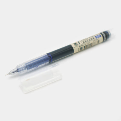 0.5mm full needle straight liquid pen -Blue ink