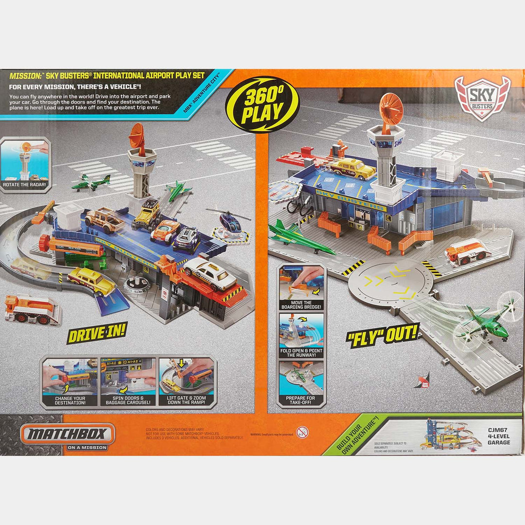 Sky Busters International Airport Play Set for Kids