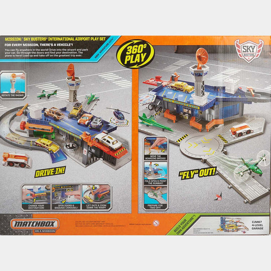 Sky Busters International Airport Play Set for Kids
