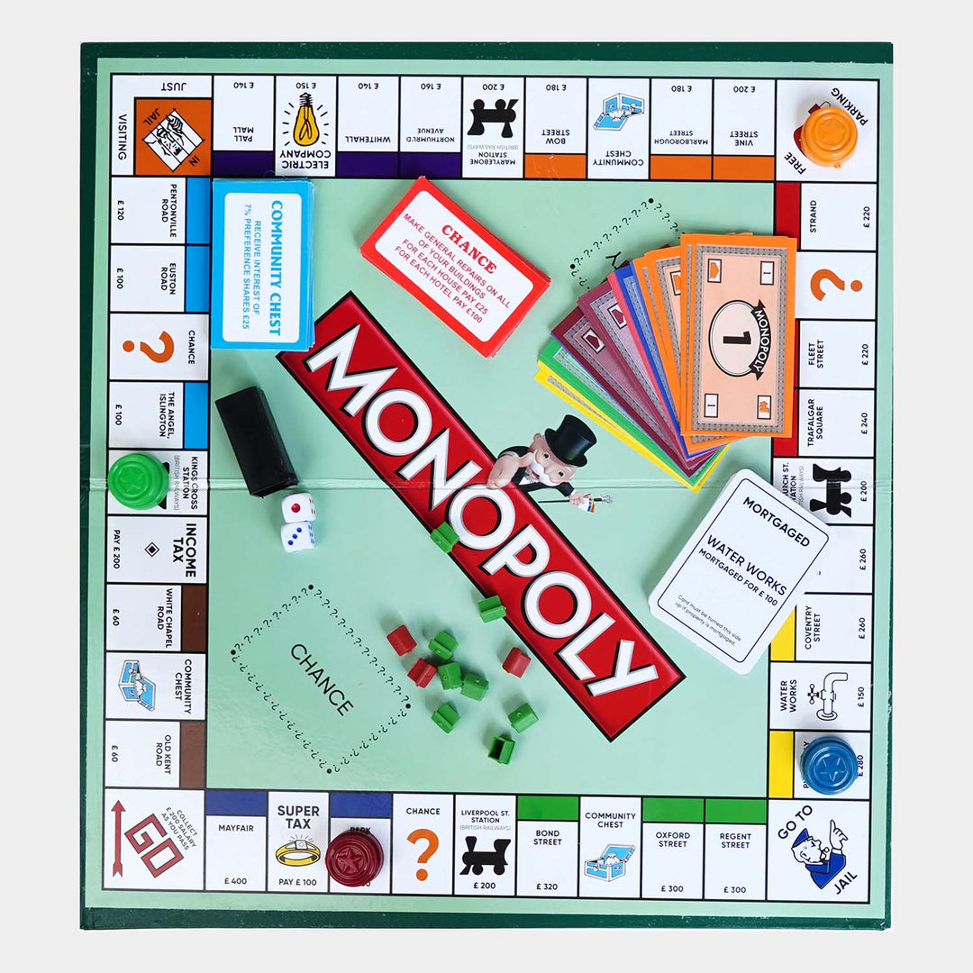 2-in-1 Monopoly and Ludo Board Game