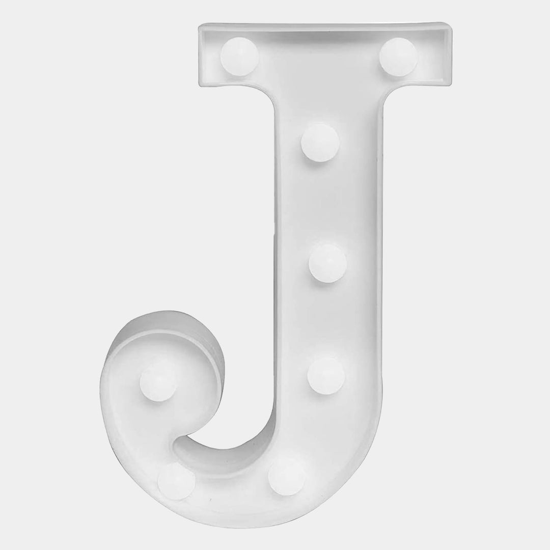 Decoration HBD Led Light "J"