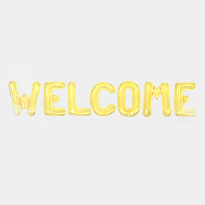 Decoration Foil Balloon Welcome