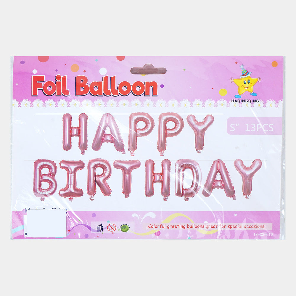 HAPPY BIRTHDAY FOIL BALLOON