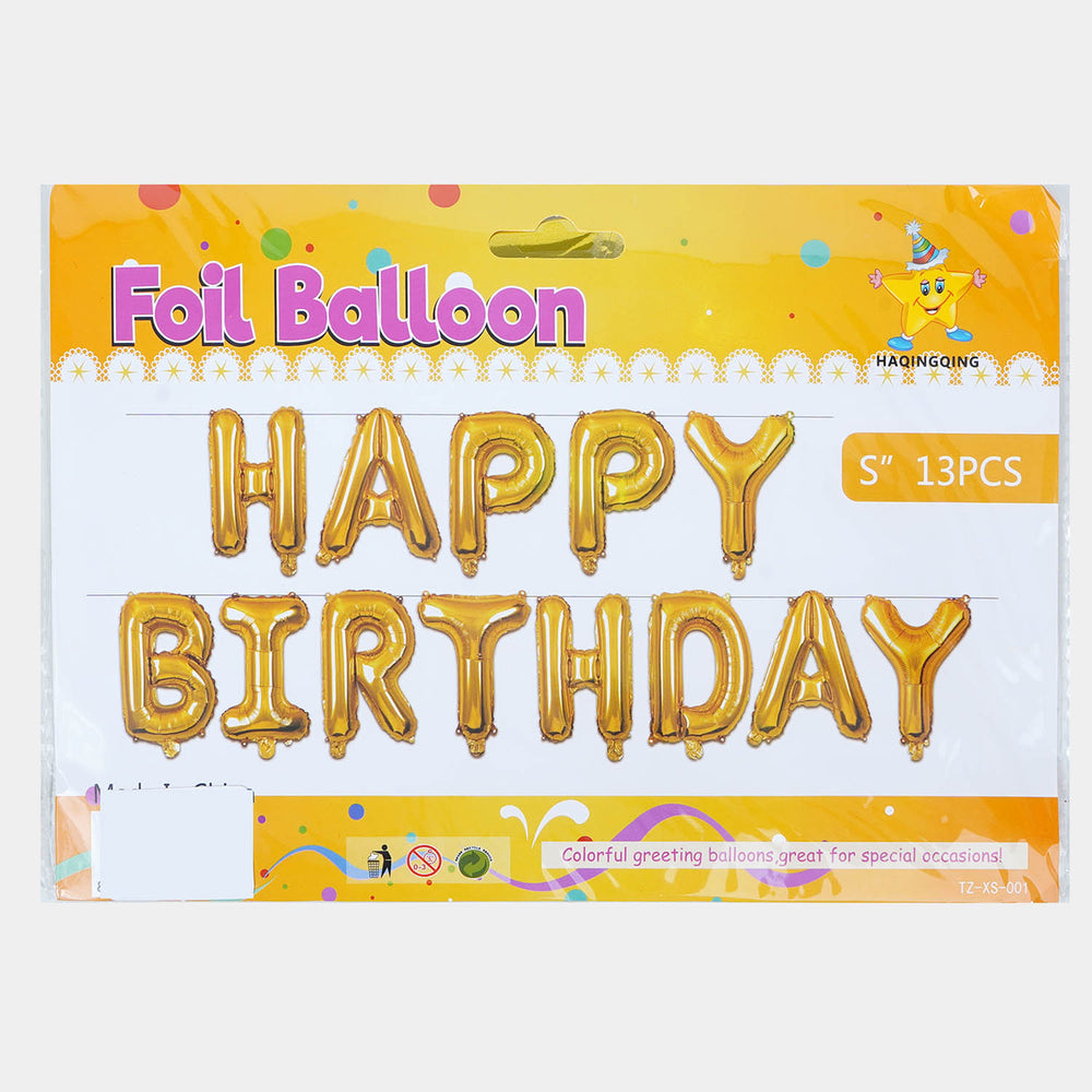 HAPPY BIRTHDAY FOIL BALLOON