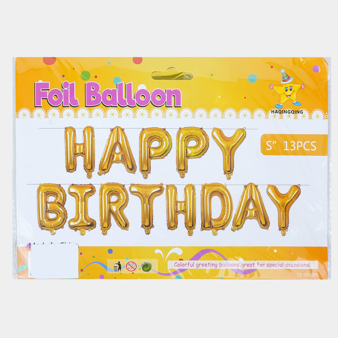 HAPPY BIRTHDAY FOIL BALLOON
