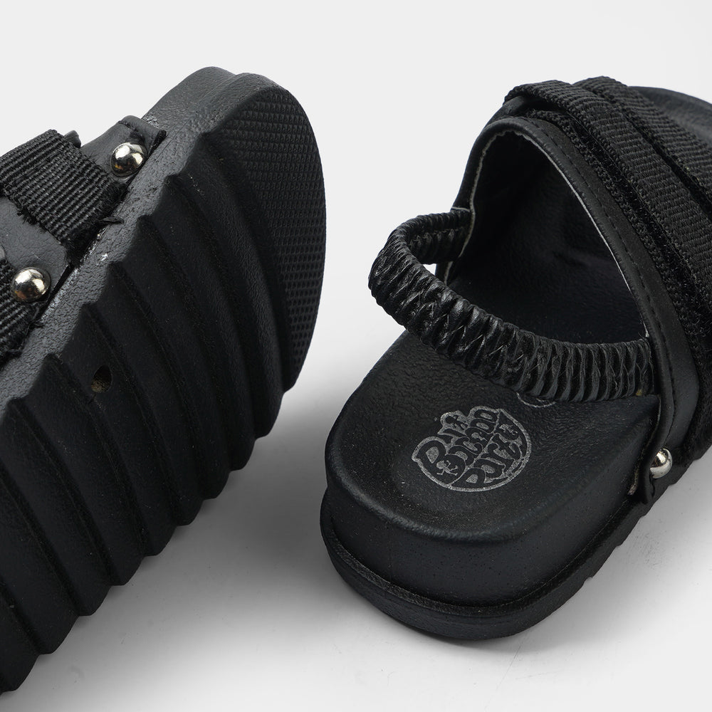 Boys Slide A-1370-BLACK