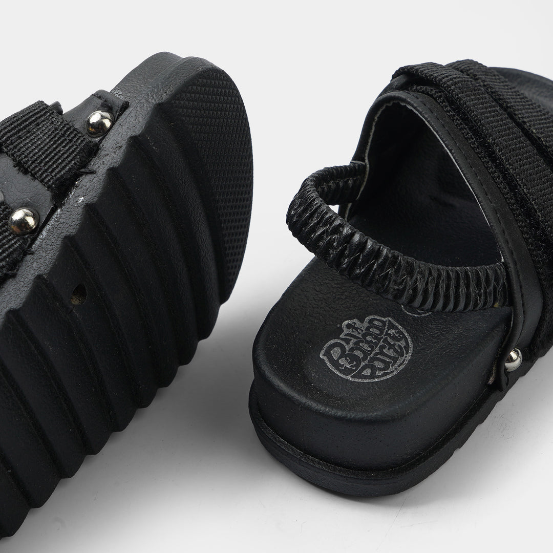Boys Slide A-1370-BLACK