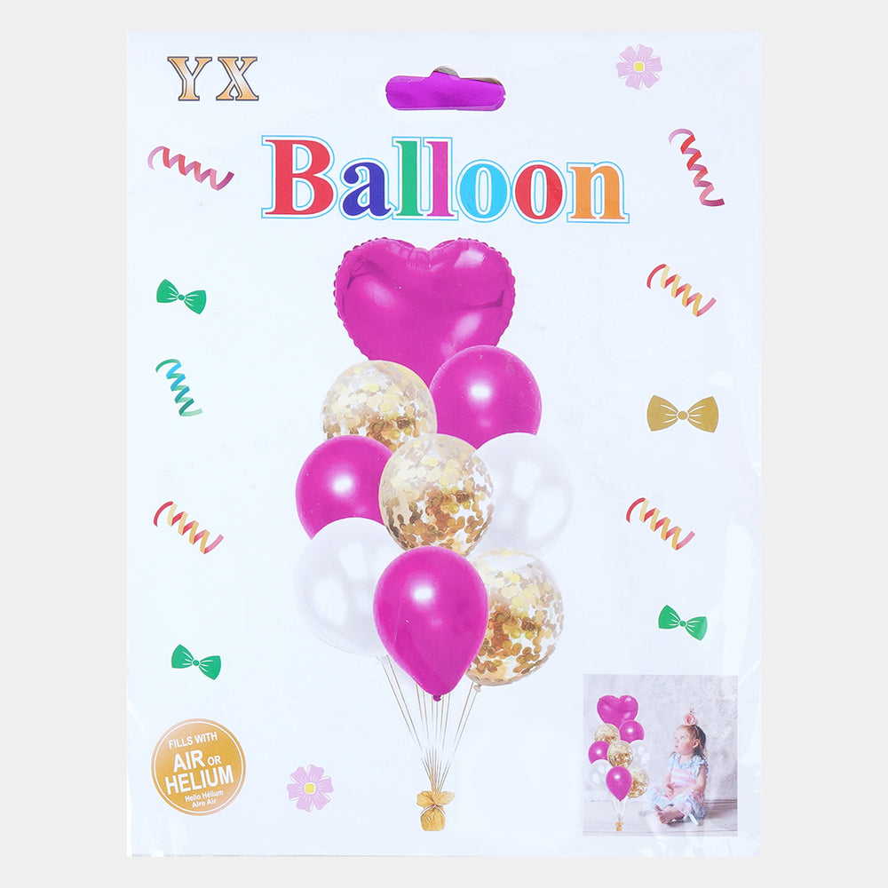 FOIL MIX BALLOON BIRTHDAY PARTY DECORATION 9PCS/PACK