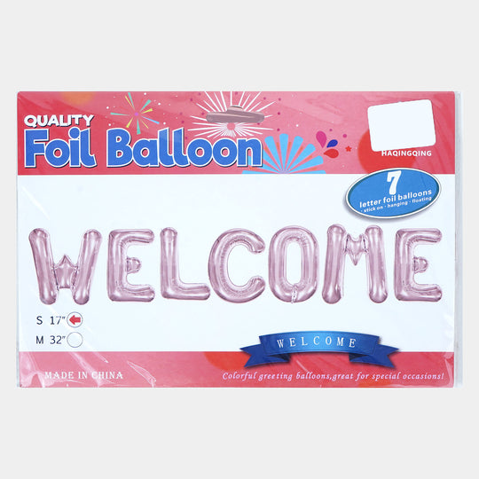 Decoration Foil Balloon Welcome