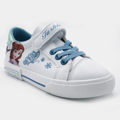 Girls Sneakers 5790-White/Blue