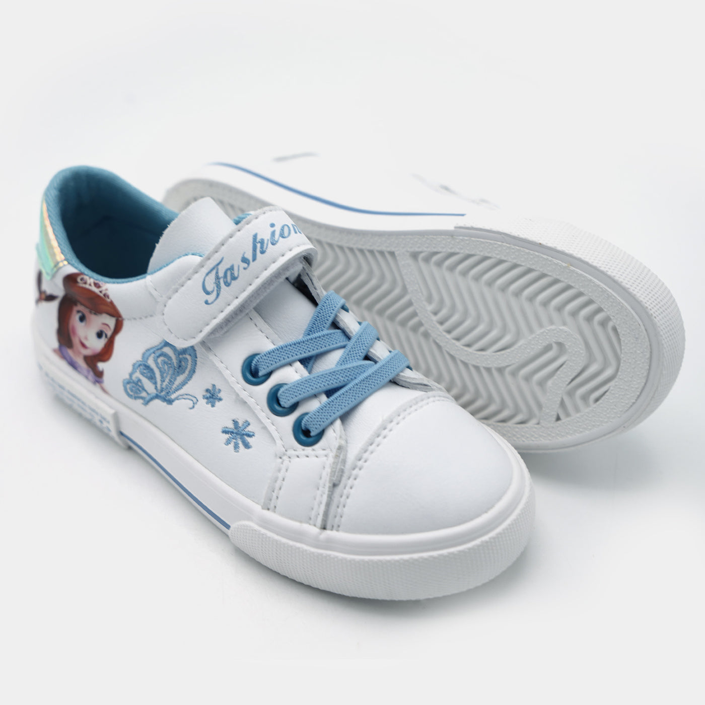 Girls Sneakers 5790-White/Blue