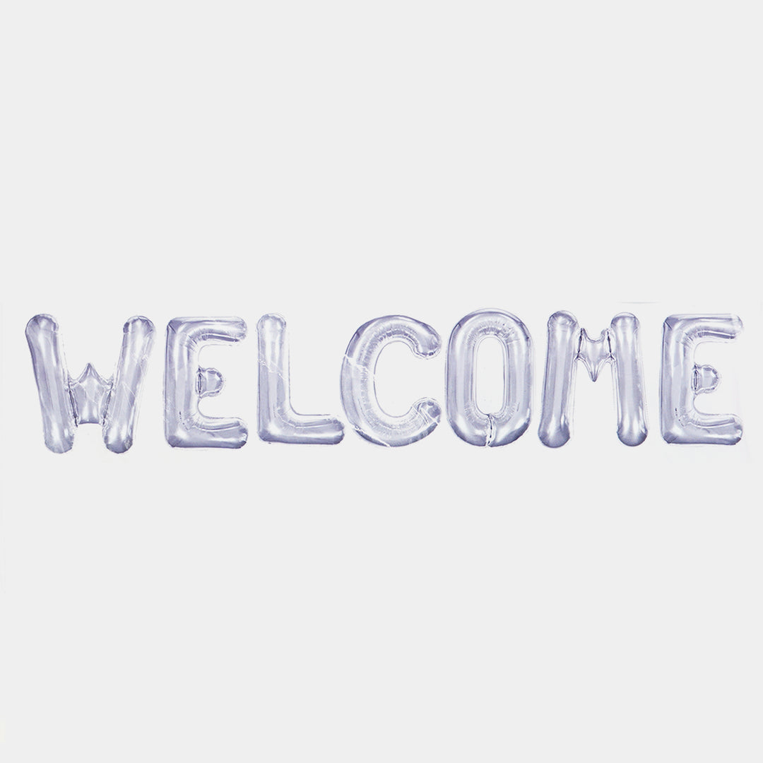 Decoration Foil Balloon Welcome