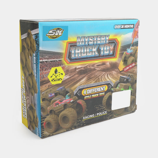 Car Washing Mystery Truck Toy | 4Pcs