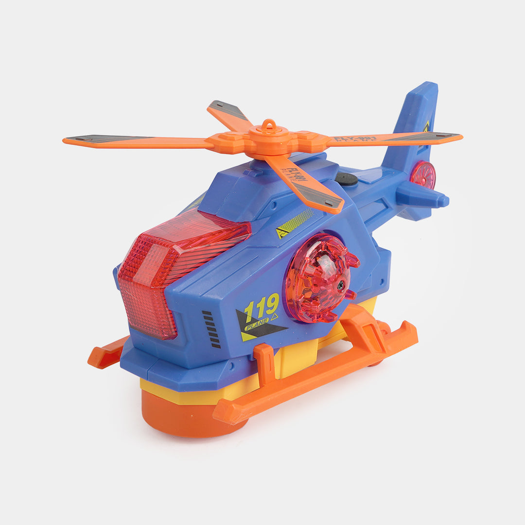 Electric Spray Helicopter Toy with Light & Sound