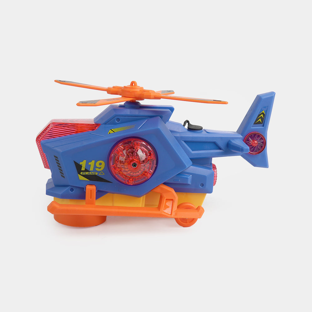 Electric Spray Helicopter Toy with Light & Sound