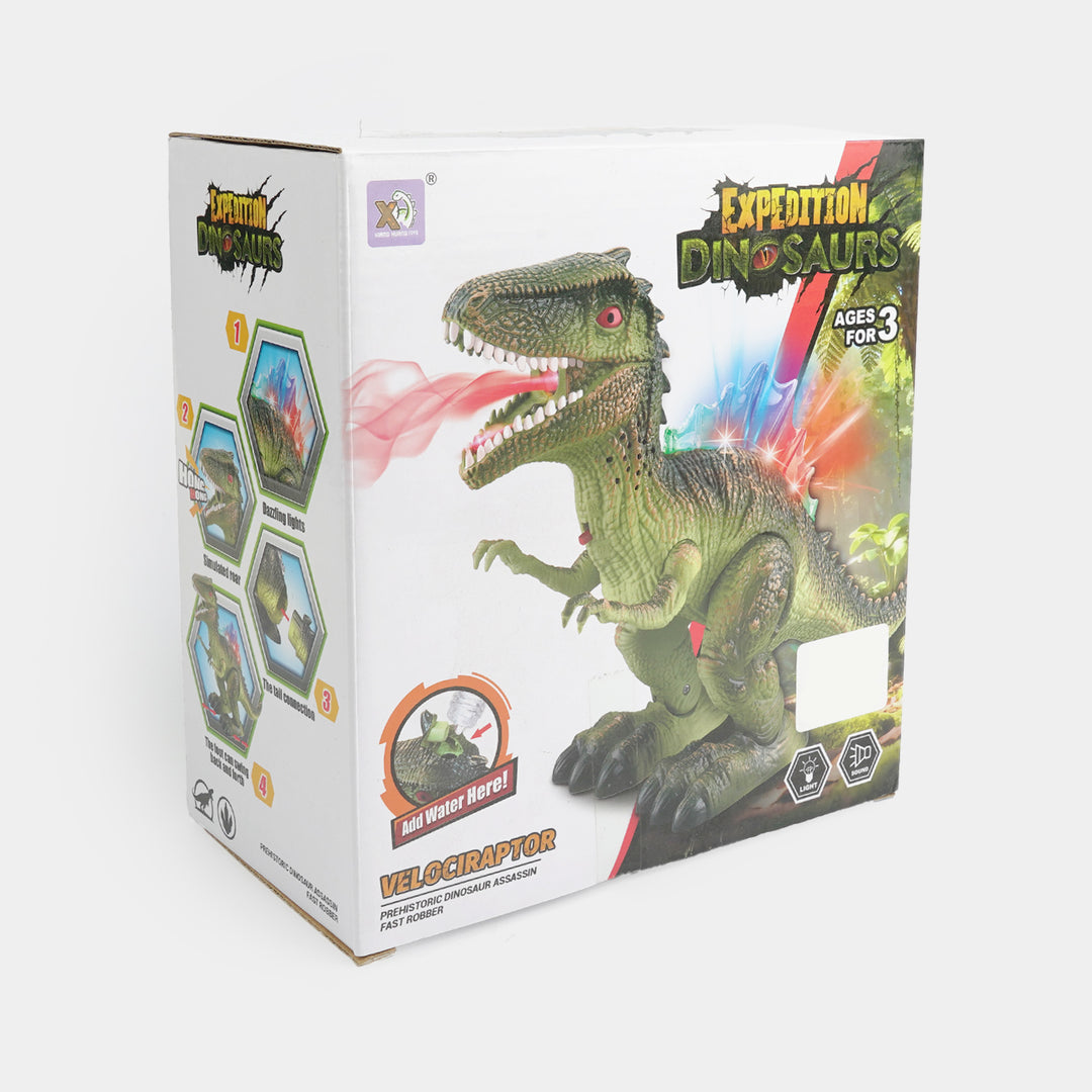 Universal Electric Walking Dinosaur Toy with Light & Music