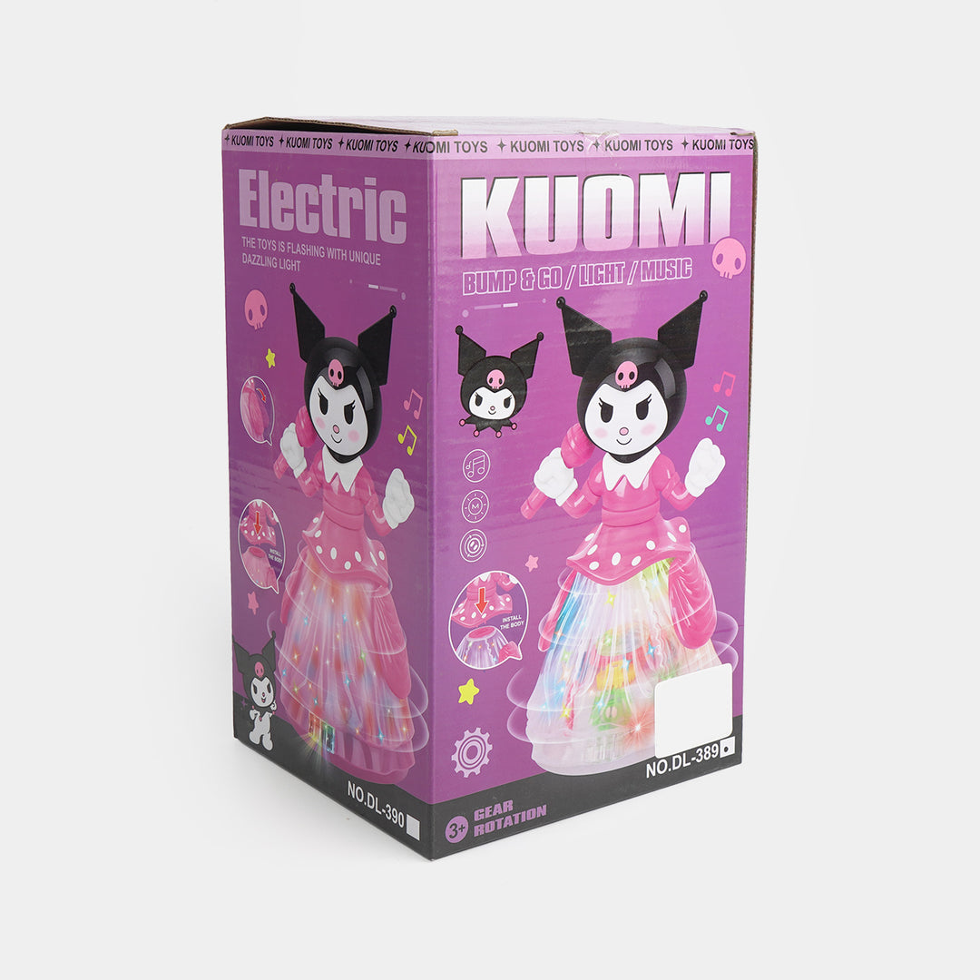 Electric Universal Dancing Doll Bump & Go Light & Music