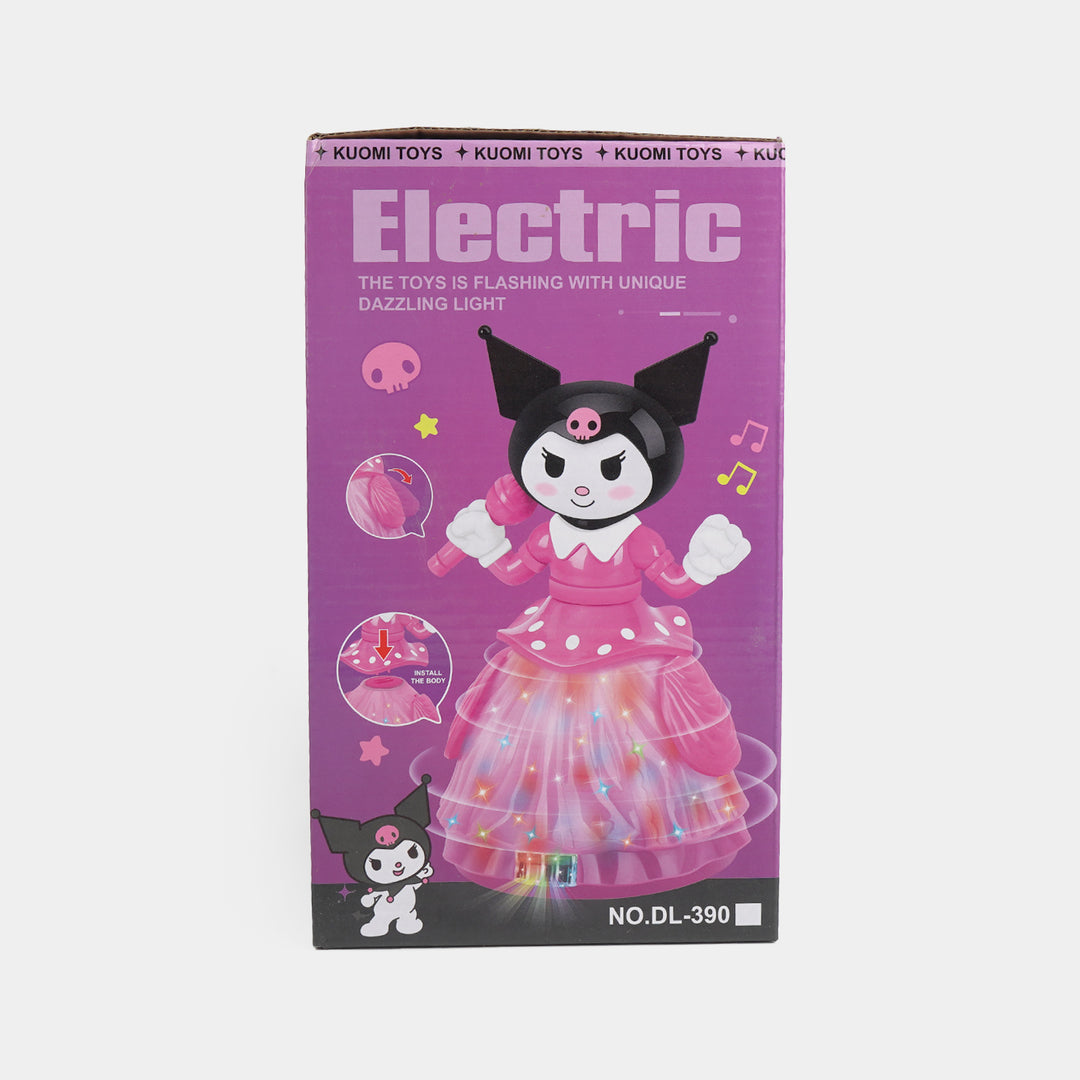 Electric Universal Dancing Doll Bump & Go Light & Music