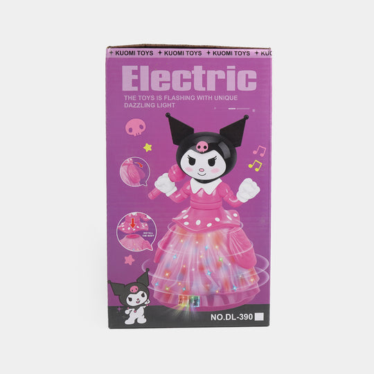 Electric Universal Dancing Doll Bump & Go Light & Music