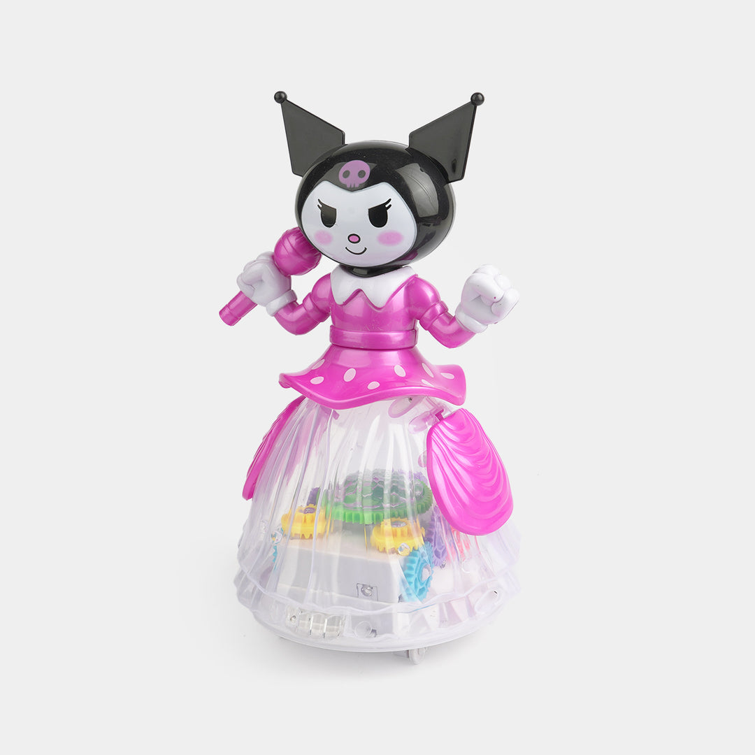 Electric Universal Dancing Doll Bump & Go Light & Music