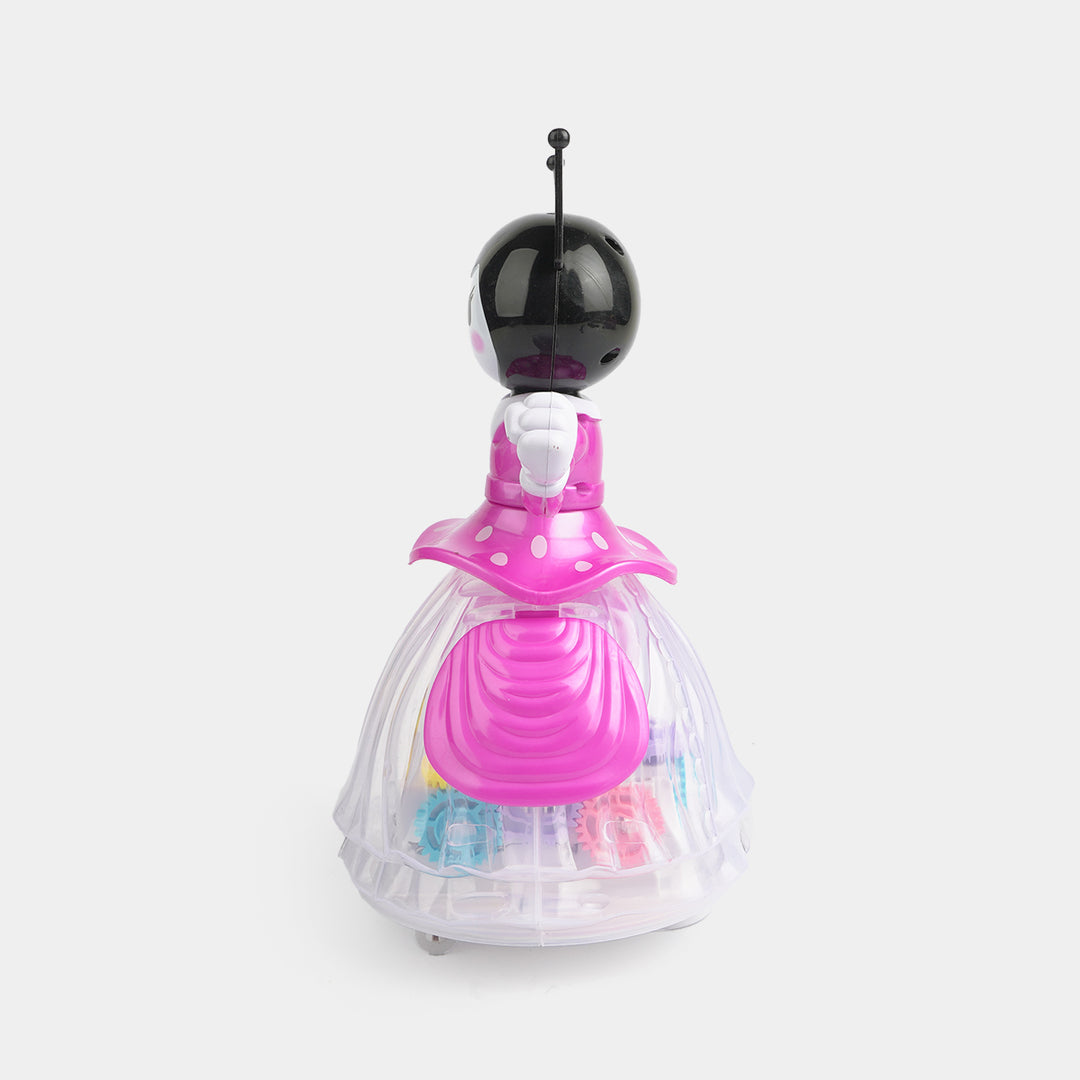 Electric Universal Dancing Doll Bump & Go Light & Music