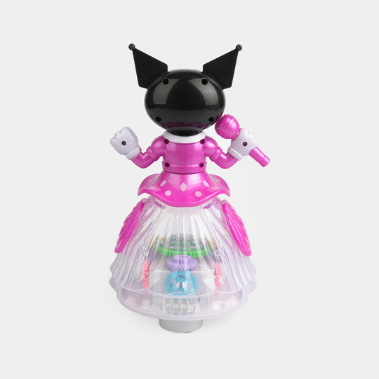 Electric Universal Dancing Doll Bump & Go Light & Music