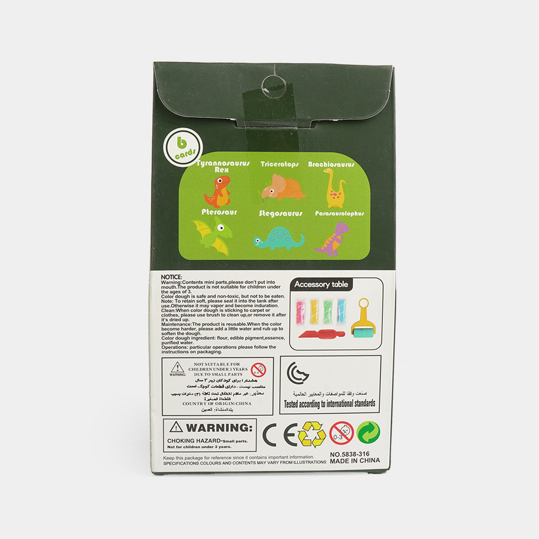 Color Clay Set Dinosaur Activity Kit
