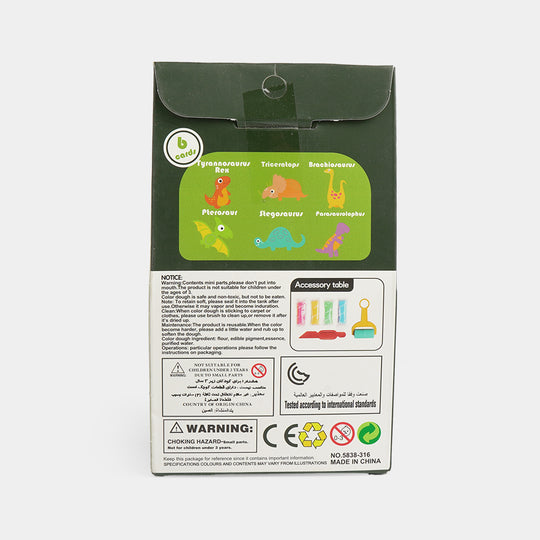 Color Clay Set Dinosaur Activity Kit