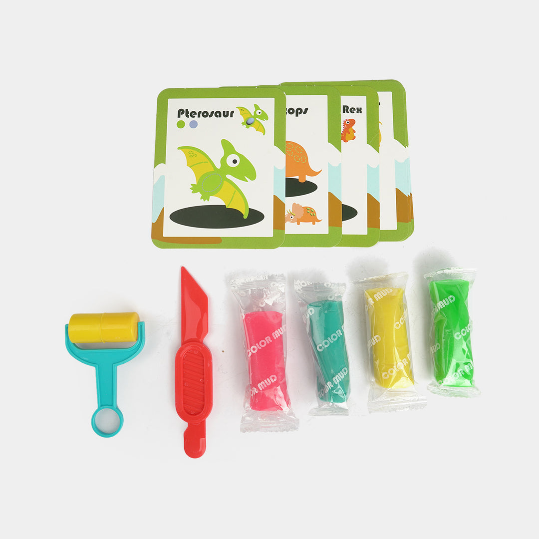 Color Clay Set Dinosaur Activity Kit