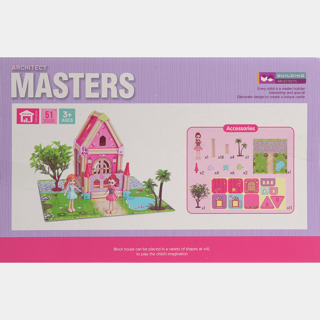 Architect Building Blocks House | 51Pcs