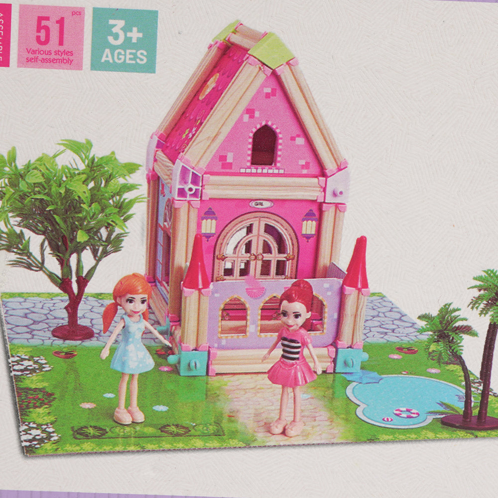 Architect Building Blocks House | 51Pcs
