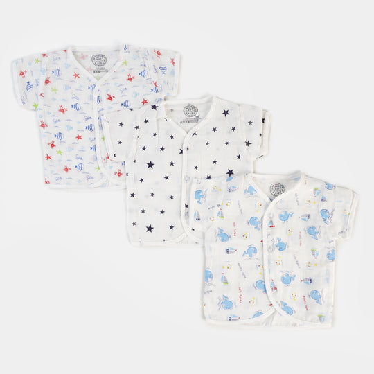 Infant Baby Cotton Summer Shirt Pack of 3
