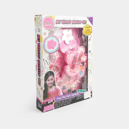 Kids Flower Makeup Set with Washable Cosmetics
