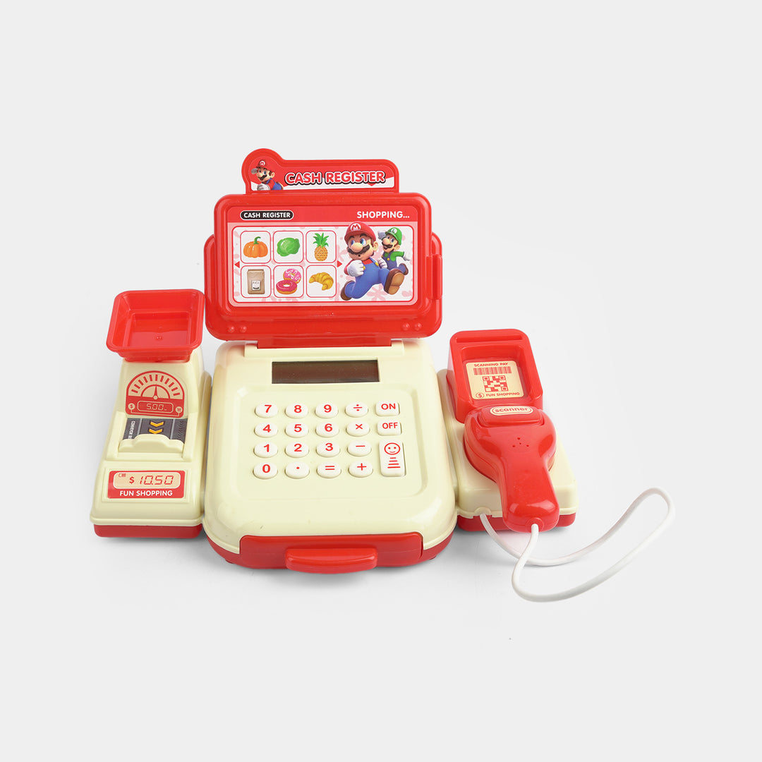 Cartoon Character Electronic Cash Register Playset